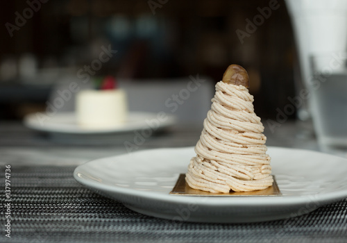 Mont Blanc (French Dessert with Chestnut Cream)