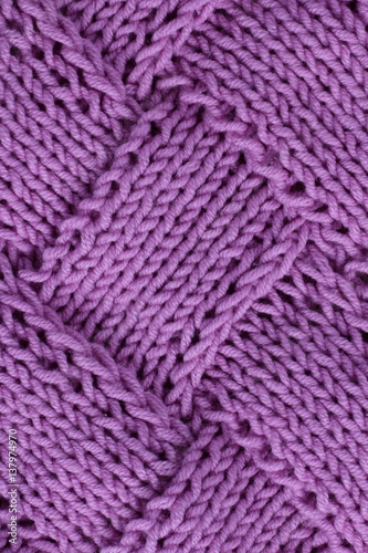 entrelac knit up close macro