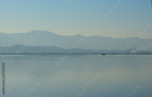 Phayao Lake or kwan phayao   thailand