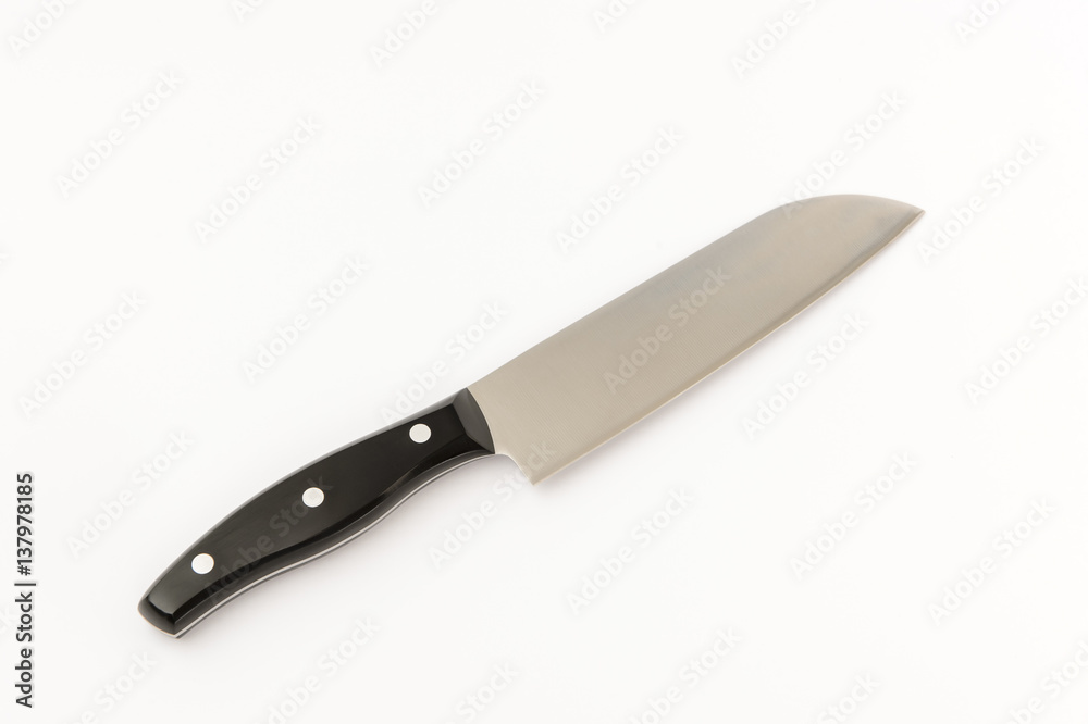 santuko knife, isolated on white background santuko knife, isolated on white background