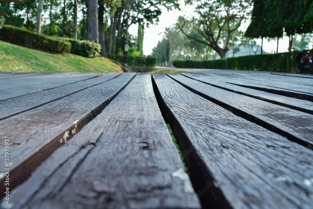 Fototapeta premium wood bridge