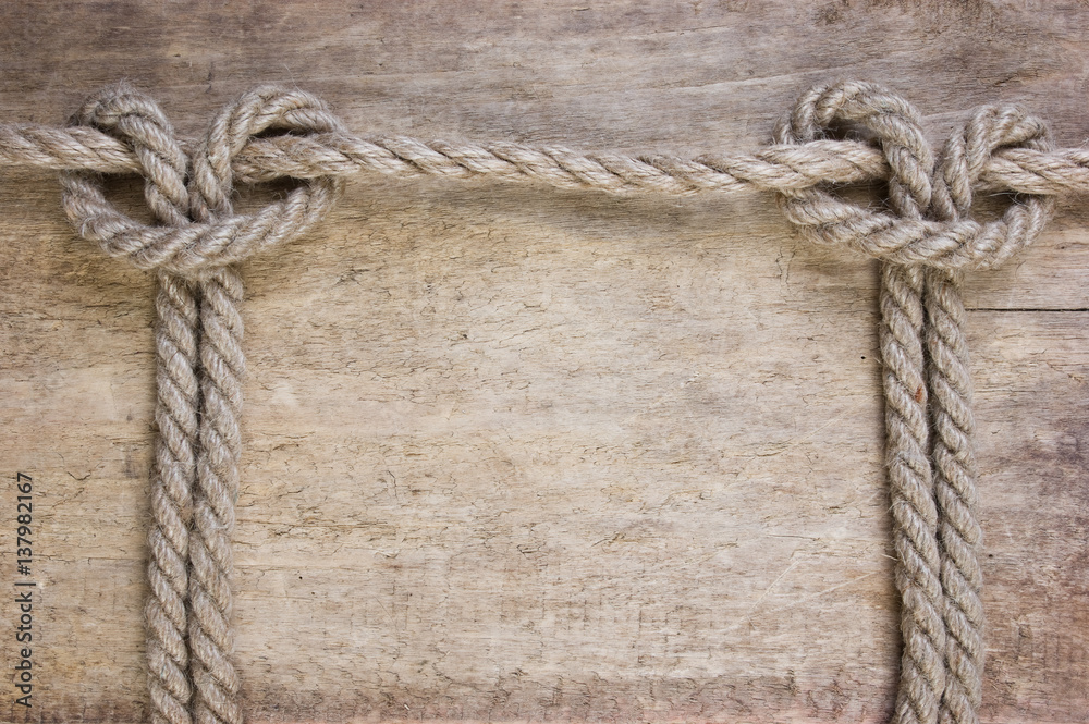 frame made of rope frame made of rope