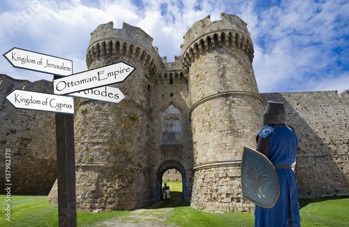 Imaginary view of fortifica...