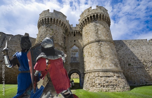 Imaginary view of fortifica...