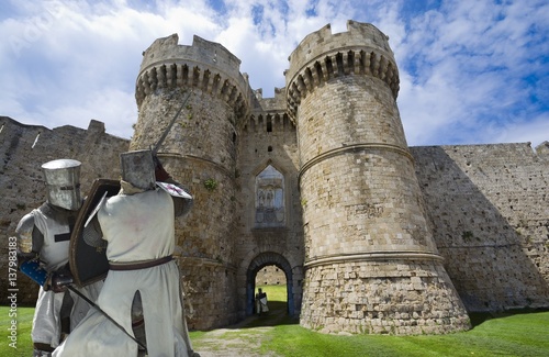 Imaginary view of fortifica...