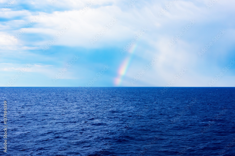 Rainbow at Sea