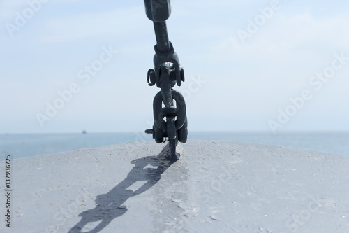 chain on a ship photo