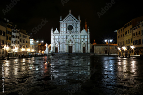 Basilica di Santa Croce (Basilica of the Holy Cross), in Florence, Italy