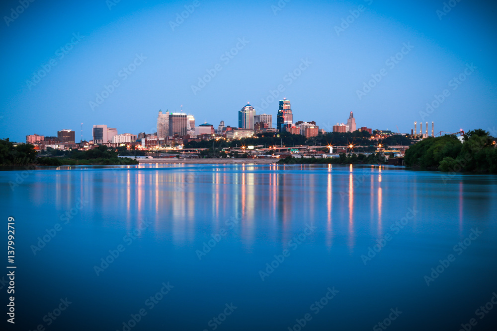 Fototapeta premium Kansas City, Missouri Skyline