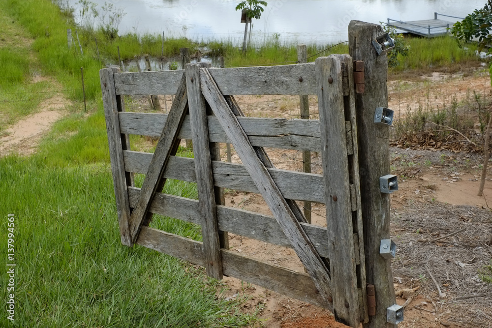gate on farm