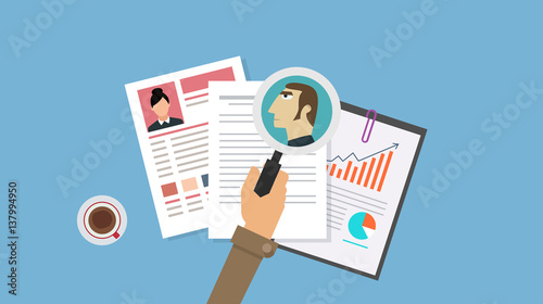 Concept of searching professional staff