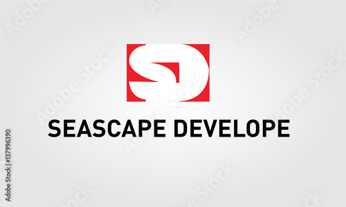 Free Download Logotype SD company group linked letter - GFXLoad