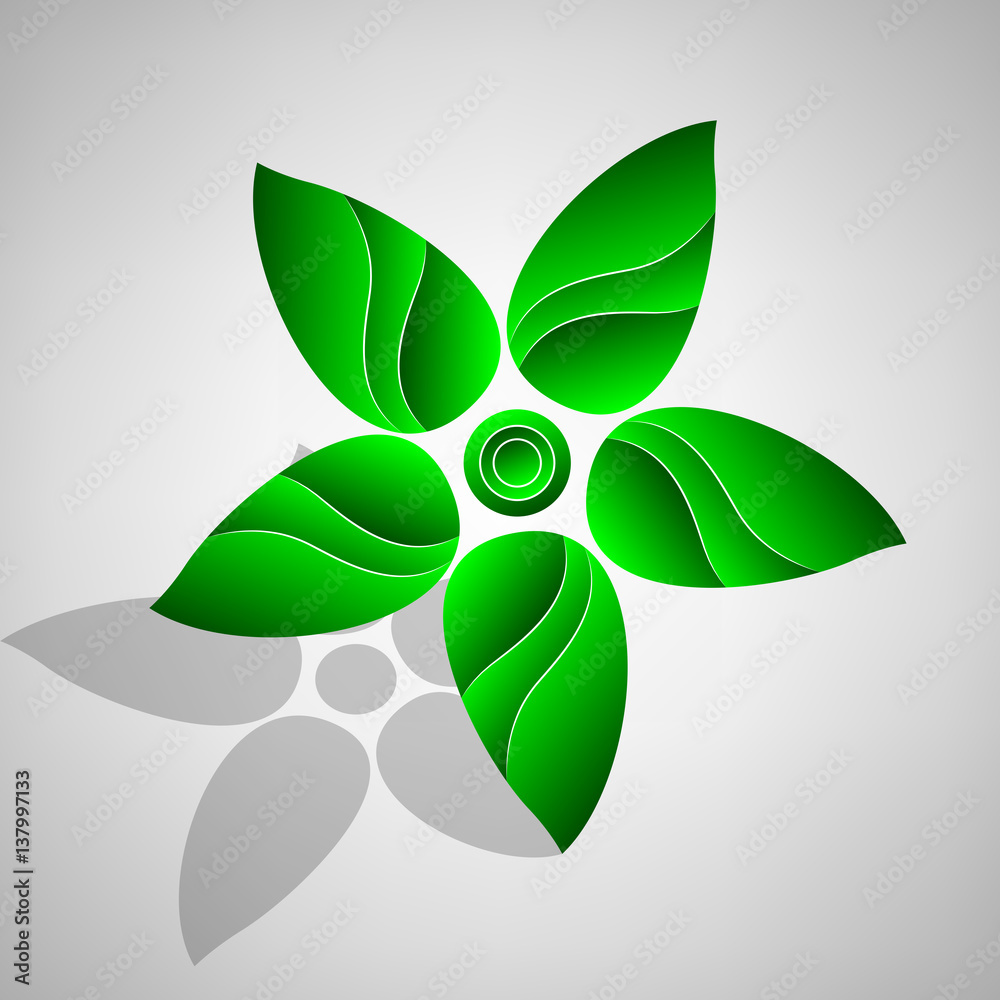 Creative Logo Design green flower Creative Logo Design green flower
