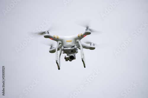 Fototapeta Naklejka Na Ścianę i Meble -  Drone Solo Shot in the sky