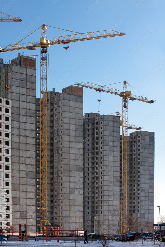  Construction Site Cranes