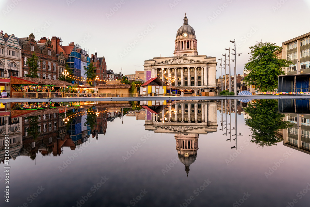 Nottingham Market square England UK