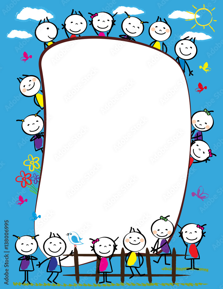 Colorful Frame For Boys