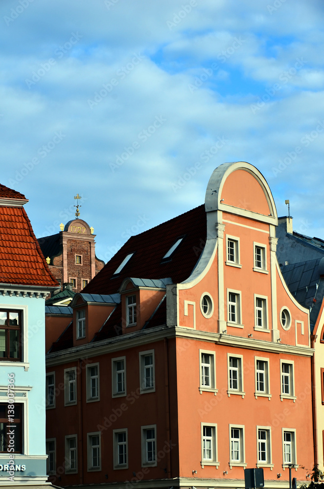 Fototapeta premium maison à pignons Riga