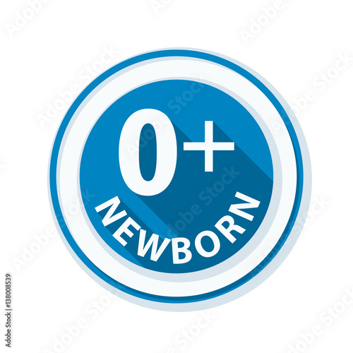 Zero Plus Newborn sign illustration photo