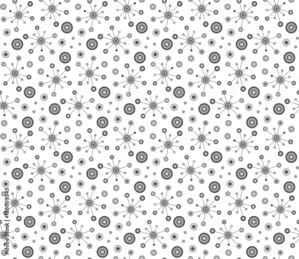 Abstract seamless pattern in grey colors. Abstract seamless pattern in grey colors.