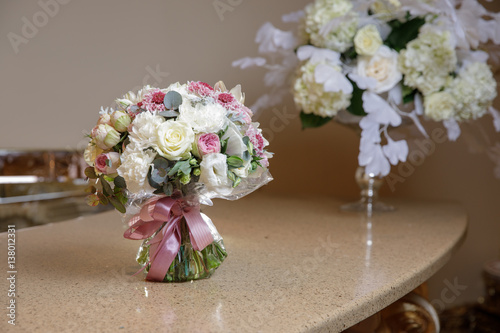 small bouquet on the table