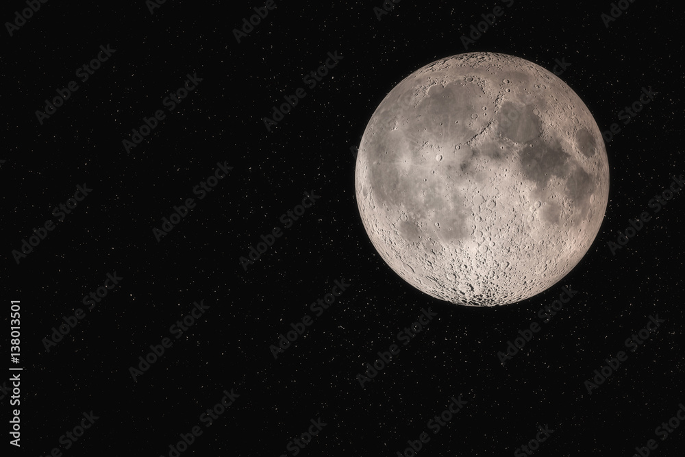 Fototapeta Super Księżyc. Pełnia księżyca.