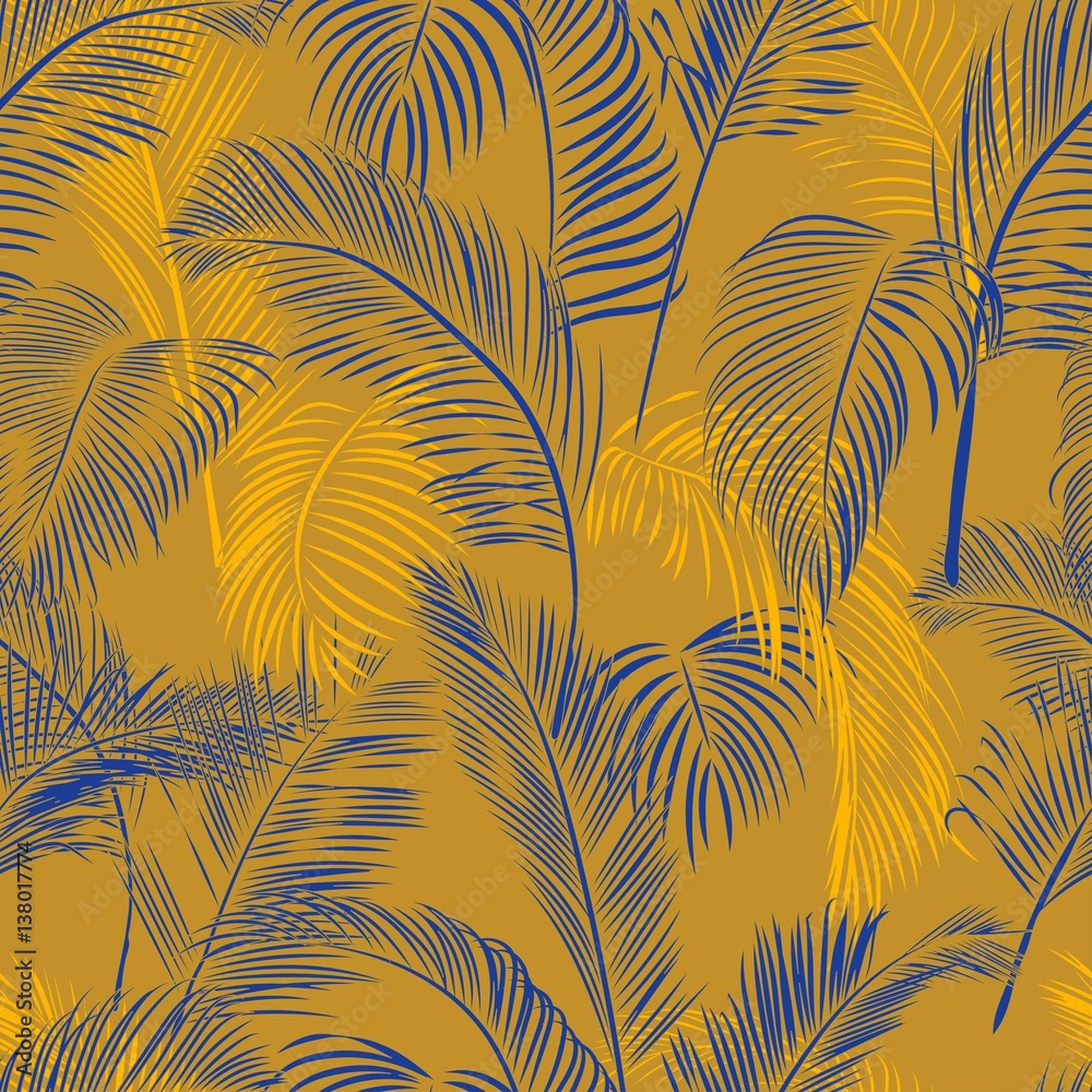 Seamless tropical pattern Seamless tropical pattern