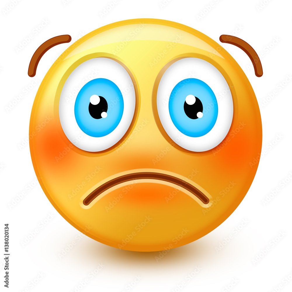 Oops Emoticon Stock Illustration - Download Image Now - Emoticon, Worried,  Fear - iStock