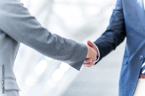 shake hands, business greeting concept photo