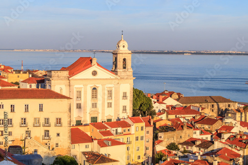 Vista de Alfama em Lisboa