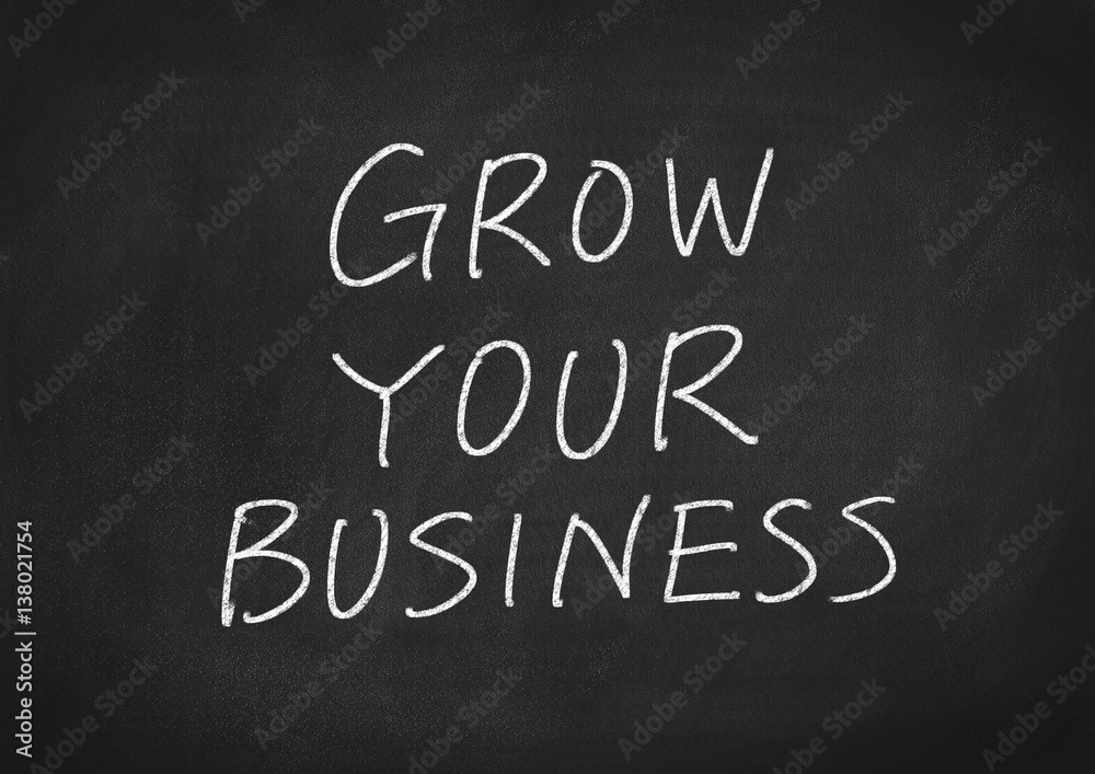 Obraz premium grow your business