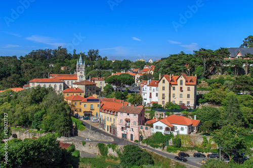 Vista do centro da cidade de Sintra © moedas1