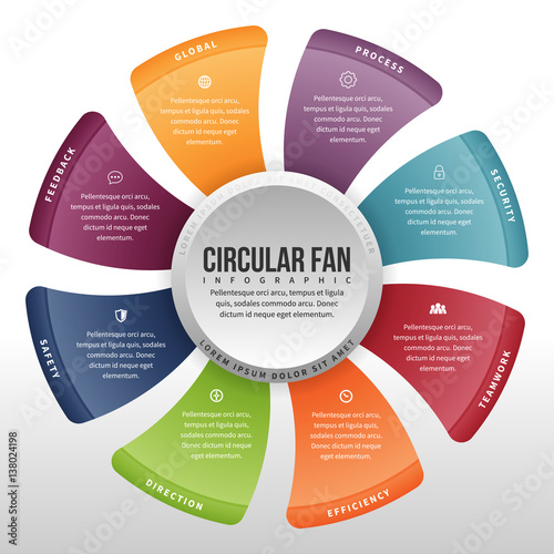 Circular Fan Infographic