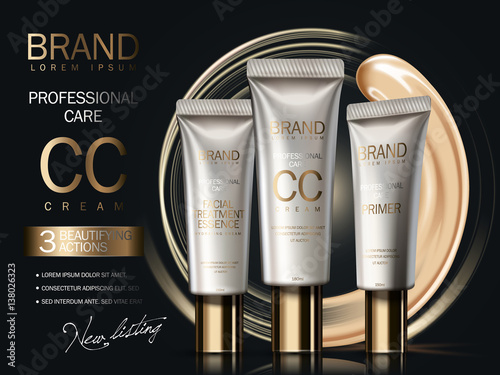 Professional CC cream ads
