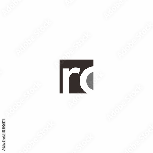 rc Letter Logo Vector