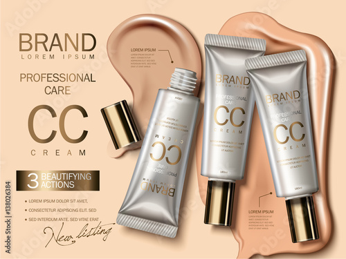Professional CC cream ads