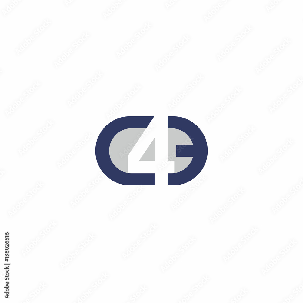 C E Letter and four number logo vector C E Letter and four number logo vector
