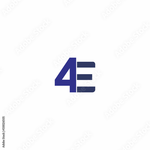 Four and Letter E Logo Vector Free Download Four and Letter E Logo Vector - GFXLoad