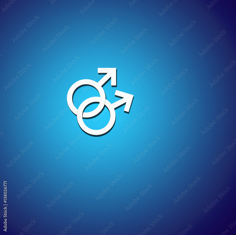 2 Male Symbols 2 Male Symbols
