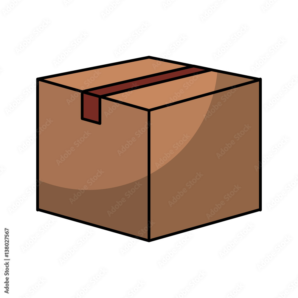 box carton isolated icon vector illustration design box carton isolated icon vector illustration design
