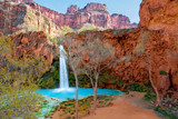 Havasu Falls is located in the Village of Supai on the Havasupai Reservation in the Grand Canyon, AZ