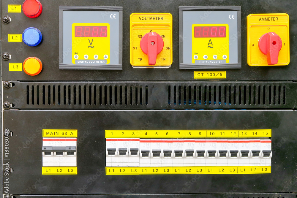 Technical control panel background Technical control panel background