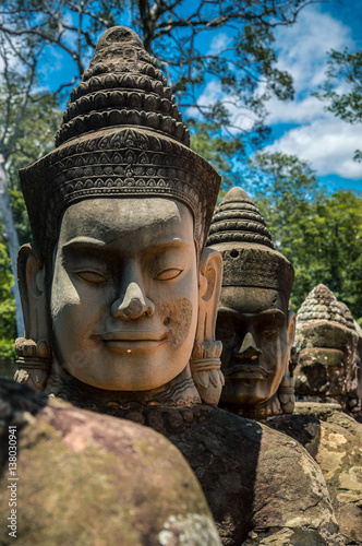 Buddha Heads in Bayon, Angkor 
