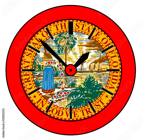 Florida State Clock