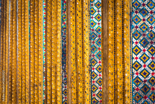Canvas Print Abstract background of mosaic decoration