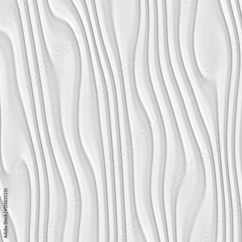 Abstract white background with smooth lines closeup