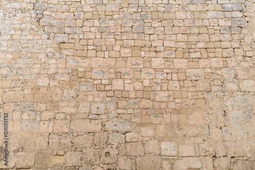 Maltese stone wall texture.