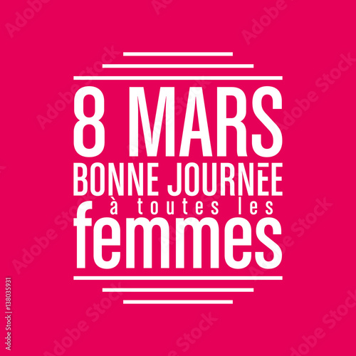 8 mars,journée de la femme
