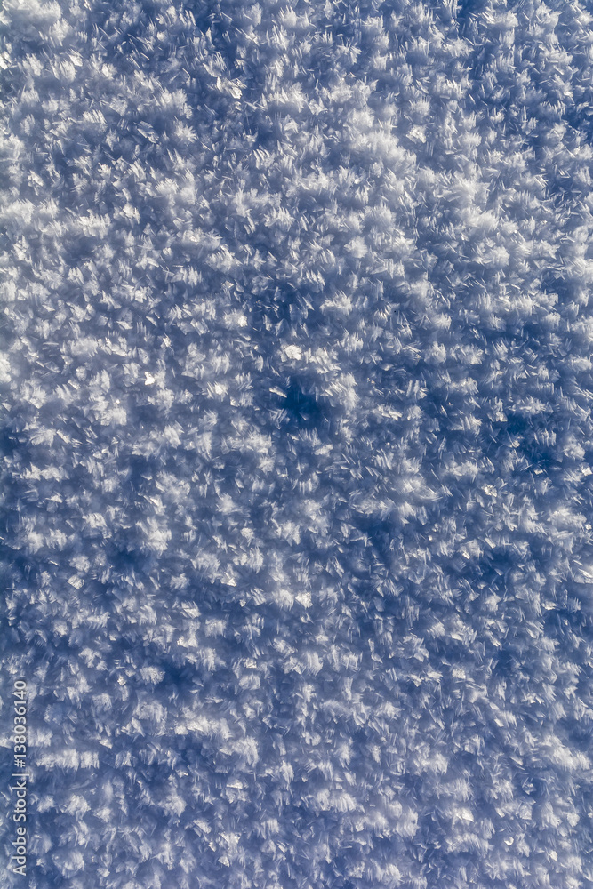Snow crystals - texture.