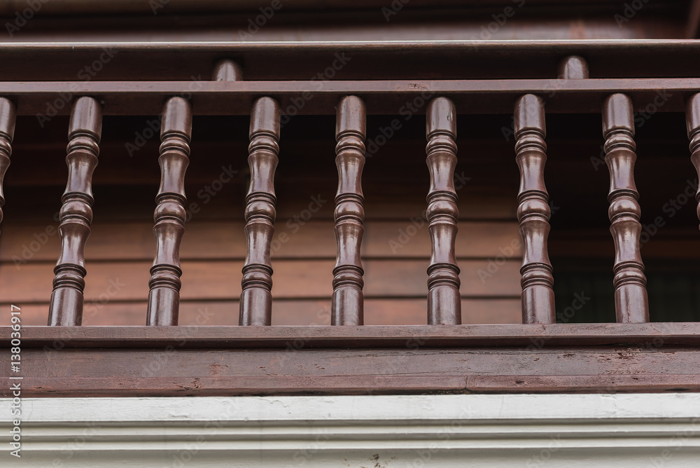 Naklejka premium wooden fence
